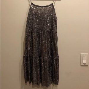 NWT Zara Glitter Club Dress